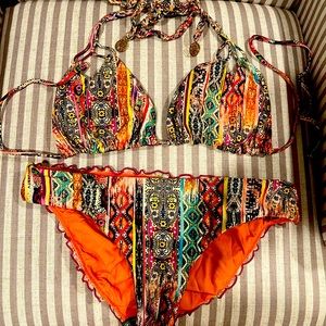 Luli Fama bikini set. Size M